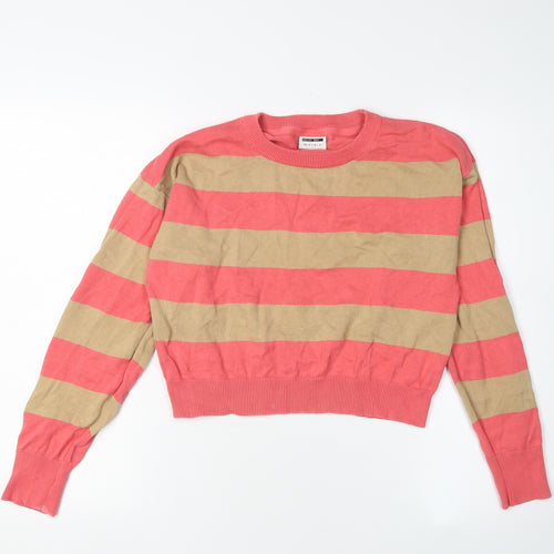 Noisy May Women's Multicoloured Striped Pullover M