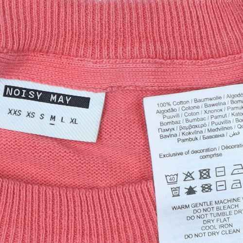 Noisy May Women's Multicoloured Striped Pullover M