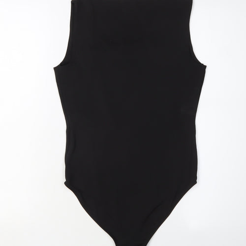 River Island Women's Black Square Neck Bodysuit