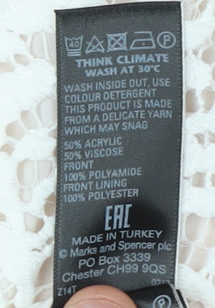 Marks and Spencer Women's Pink Cardigan Size 12