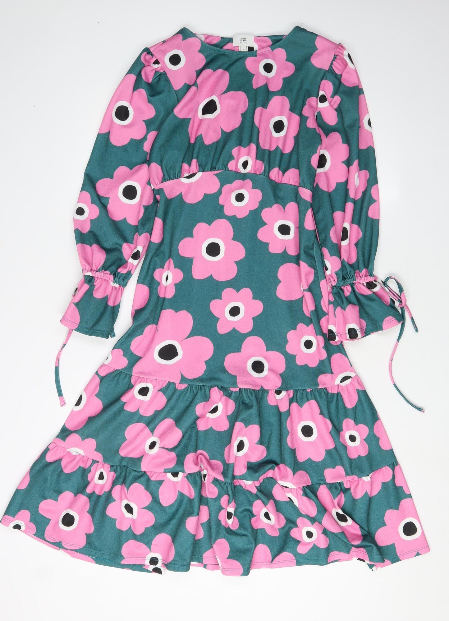 River Island Women's Floral A-Line Dress for Spring