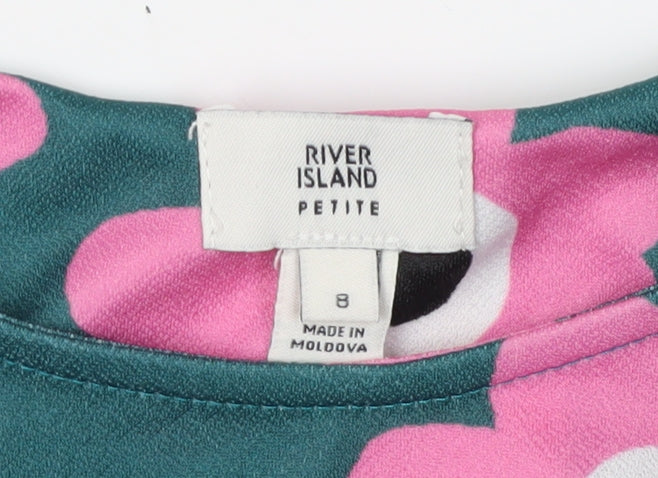 River Island Women's Floral A-Line Dress for Spring