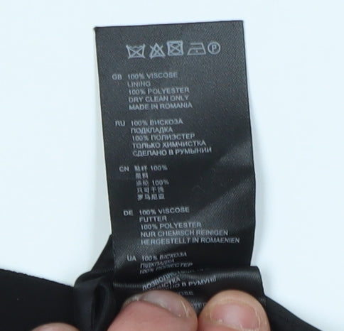 Reiss Women's Black Pencil Skirt Size 16