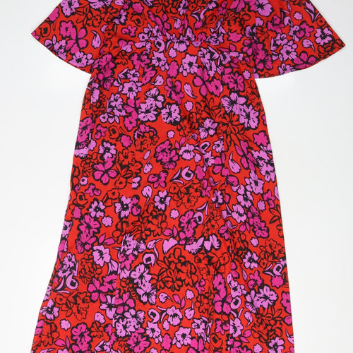 Influence Women's Multicoloured Floral Dress Size 12