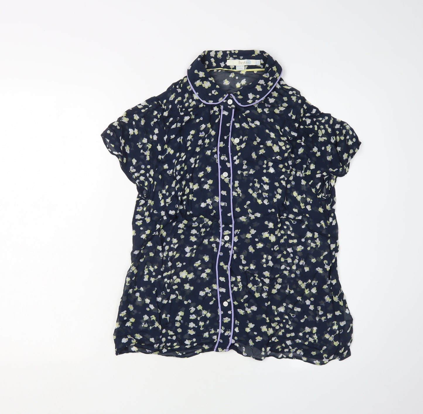 Boden Women's Floral Blouse 12 Multicoloured