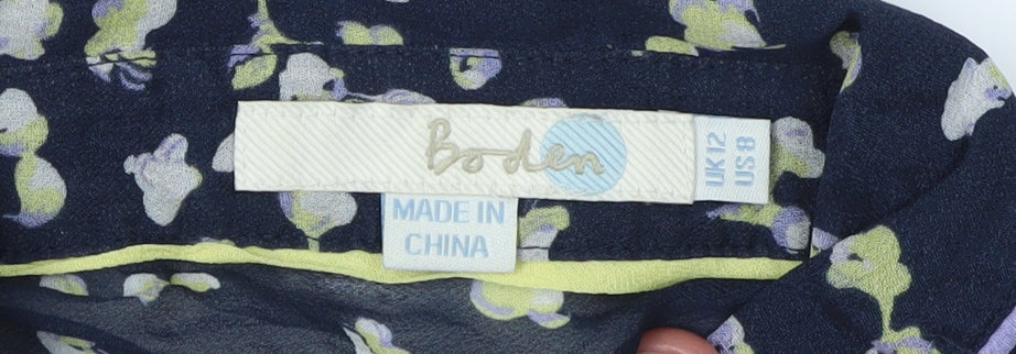 Boden Women's Floral Blouse 12 Multicoloured