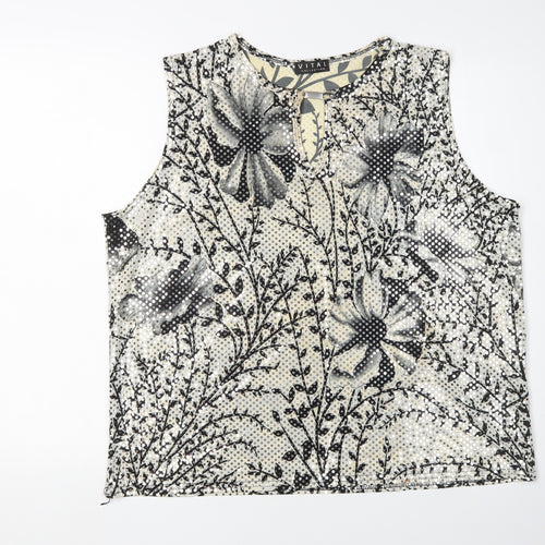 Vital Collection Women's Multicoloured Tank - Size 24
