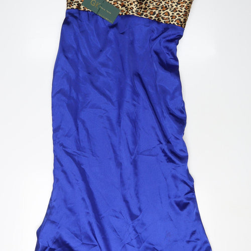 Grace Karin Women's Blue One-Shoulder Mermaid Dress