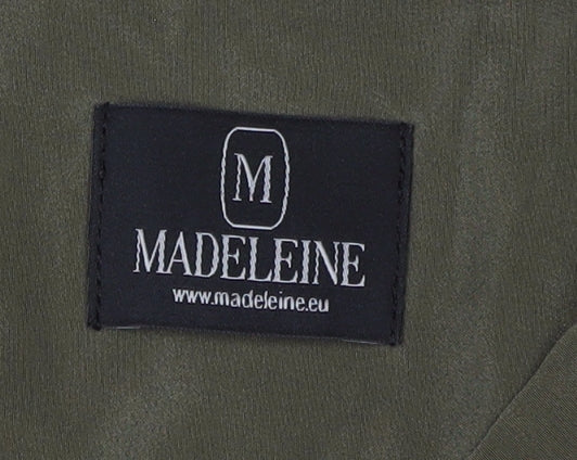 Madeleine Women's Green Silk Blouse Size 14