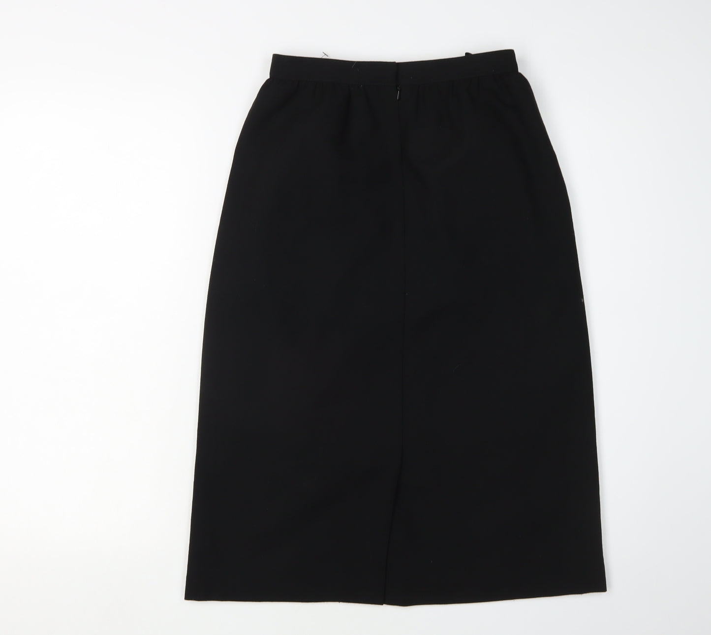 St Michael Women's Black Midi Pencil Skirt Size 10