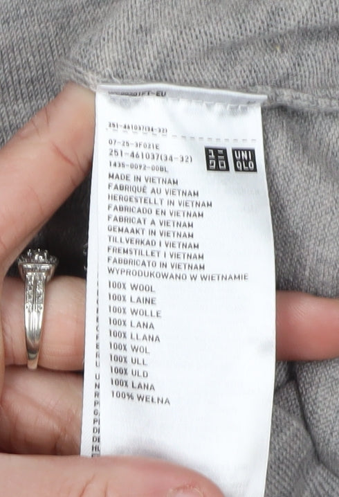 UNIQLO Women's Grey Wool Cardigan XS