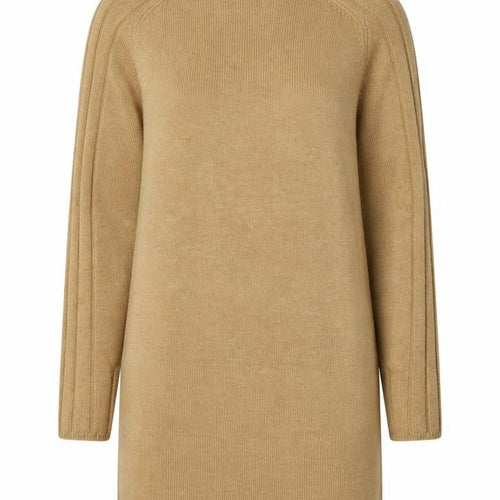 NEXT Women's Beige XS Knit Dress Roll Neck Winter