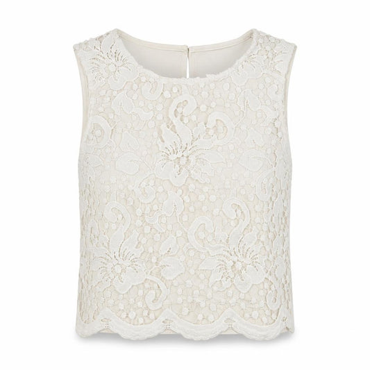 Front view of Millie Mackintosh Women's Ivory Camisole Blouse, size 12