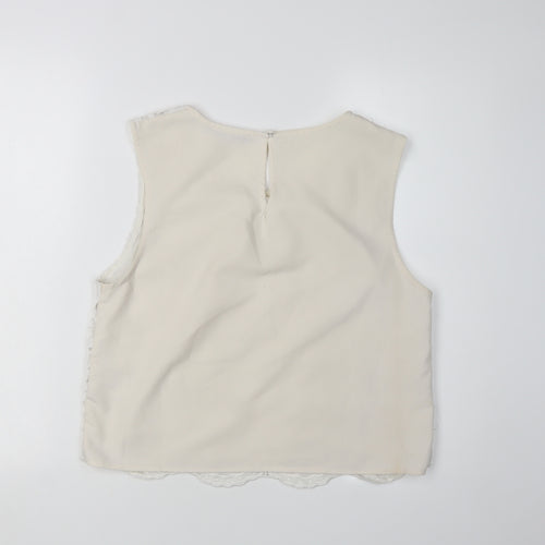 Millie Mackintosh Women's Ivory Camisole Blouse Size 12