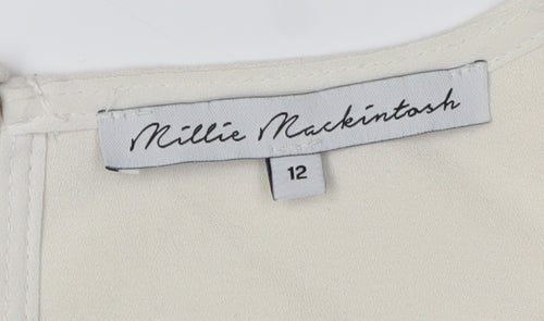 Millie Mackintosh Women's Ivory Camisole Blouse Size 12