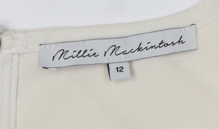 Millie Mackintosh Women's Ivory Camisole Blouse Size 12