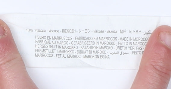 Zara Women's Beige Polka Dot Blouse XS