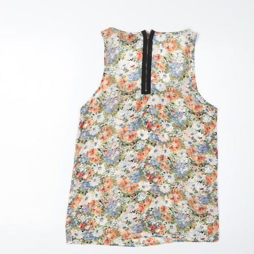 Hearts & Bows Women's Multicoloured Floral Tank Top Size 10