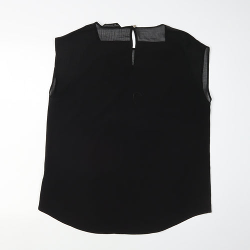 Dorothy Perkins Women's Black Sleeveless Blouse UK 14