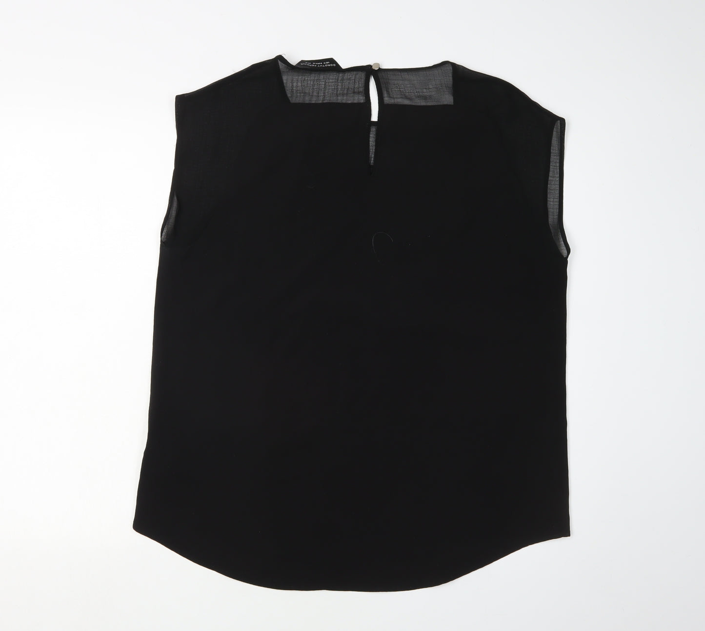 Dorothy Perkins Women's Black Sleeveless Blouse UK 14