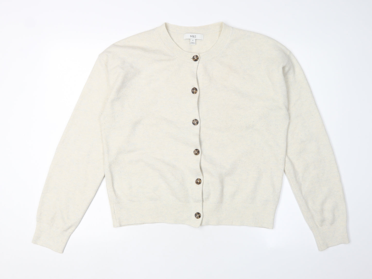 Marks and Spencer Women's Ivory Cardigan Medium
