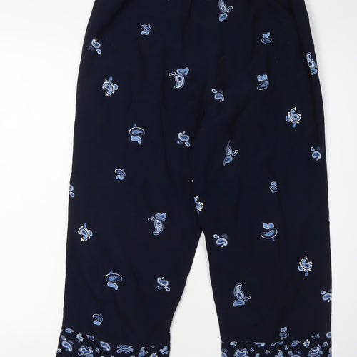 Dorothy Perkins Women's Black Paisley Trousers