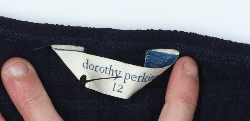 Dorothy Perkins Women's Black Paisley Trousers