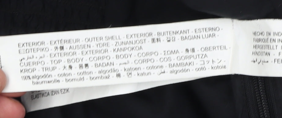 Zara Women's Black Embroidered Camisole XS