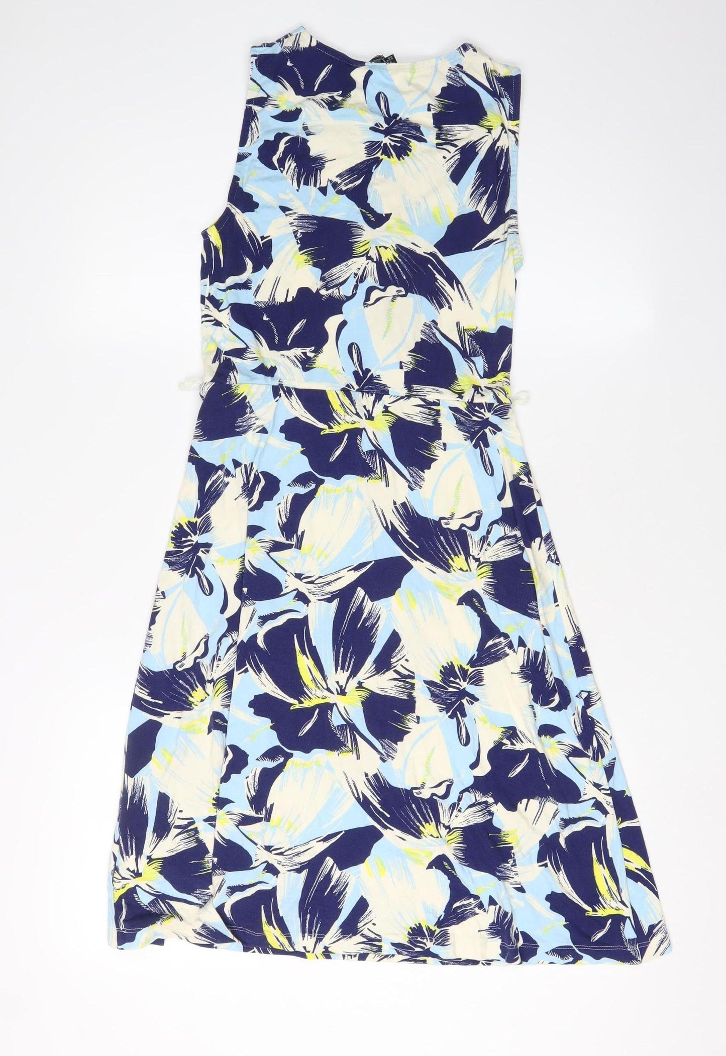 Warehouse Women's Multicoloured Floral Wrap Dress Size 8