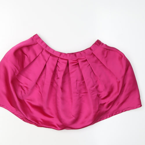 Topshop Women's Pink Skirt, Size 8, Polyester