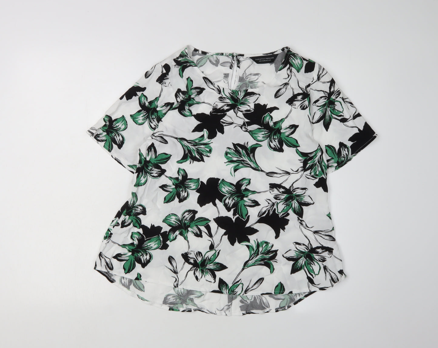 Dorothy Perkins Women's Floral Blouse 8 Multicoloured