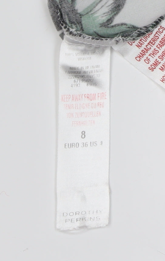 Dorothy Perkins Women's Floral Blouse 8 Multicoloured