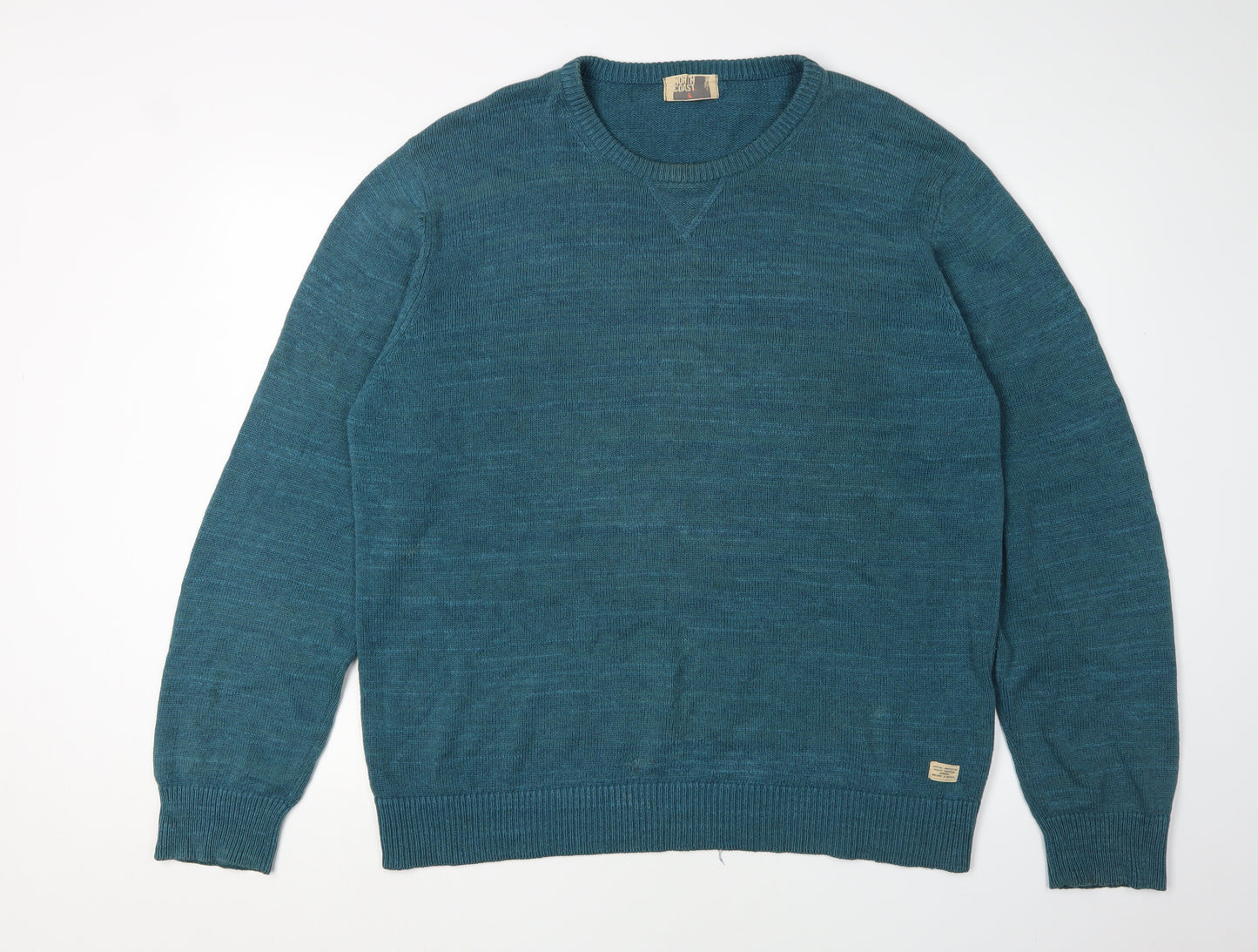 Marks and Spencer Men's Blue Pullover Jumper L