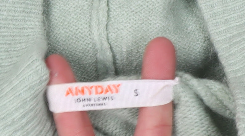 John Lewis Women's Green Hooded Pullover Jumper - Size S