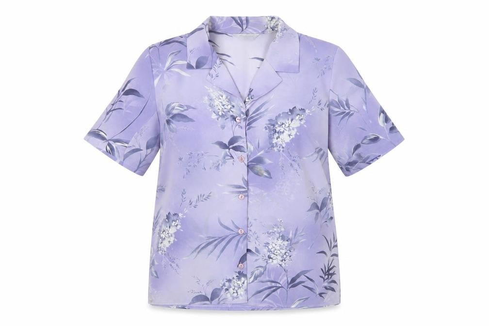 Berketex Women's Purple Floral Blouse, Size 14, Petite