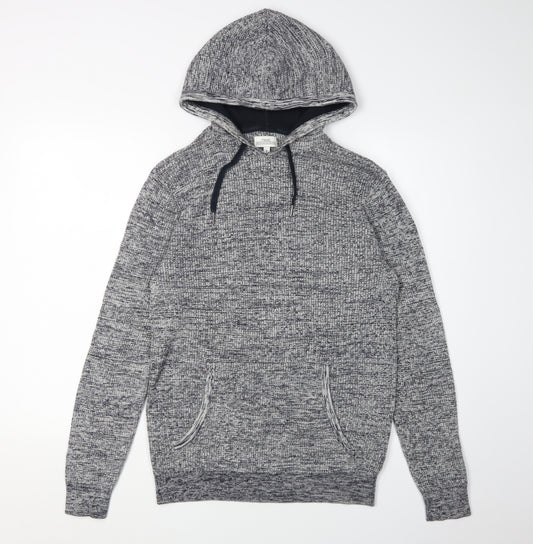 Next Men's Grey Medium Hooded Pullover Jumper