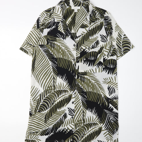Topshop Women's Multicoloured Shirt Dress Size 10