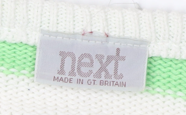 Next Women's Multicoloured Striped Pullover Jumper M