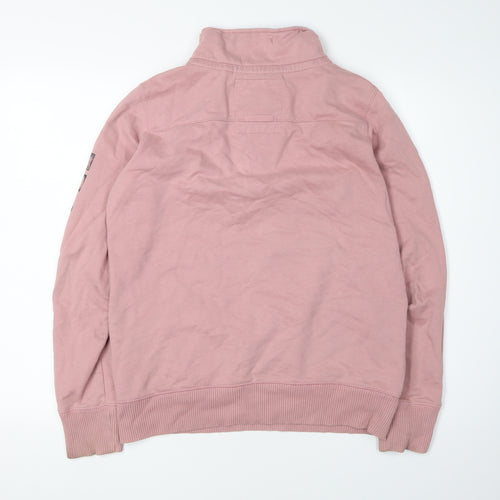 Next Women's Pink 1/4 Zip Pullover Sweatshirt Size 10