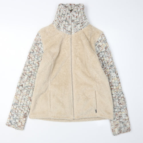 Marks and Spencer Women's Beige Mid-Length Knit Jacket M