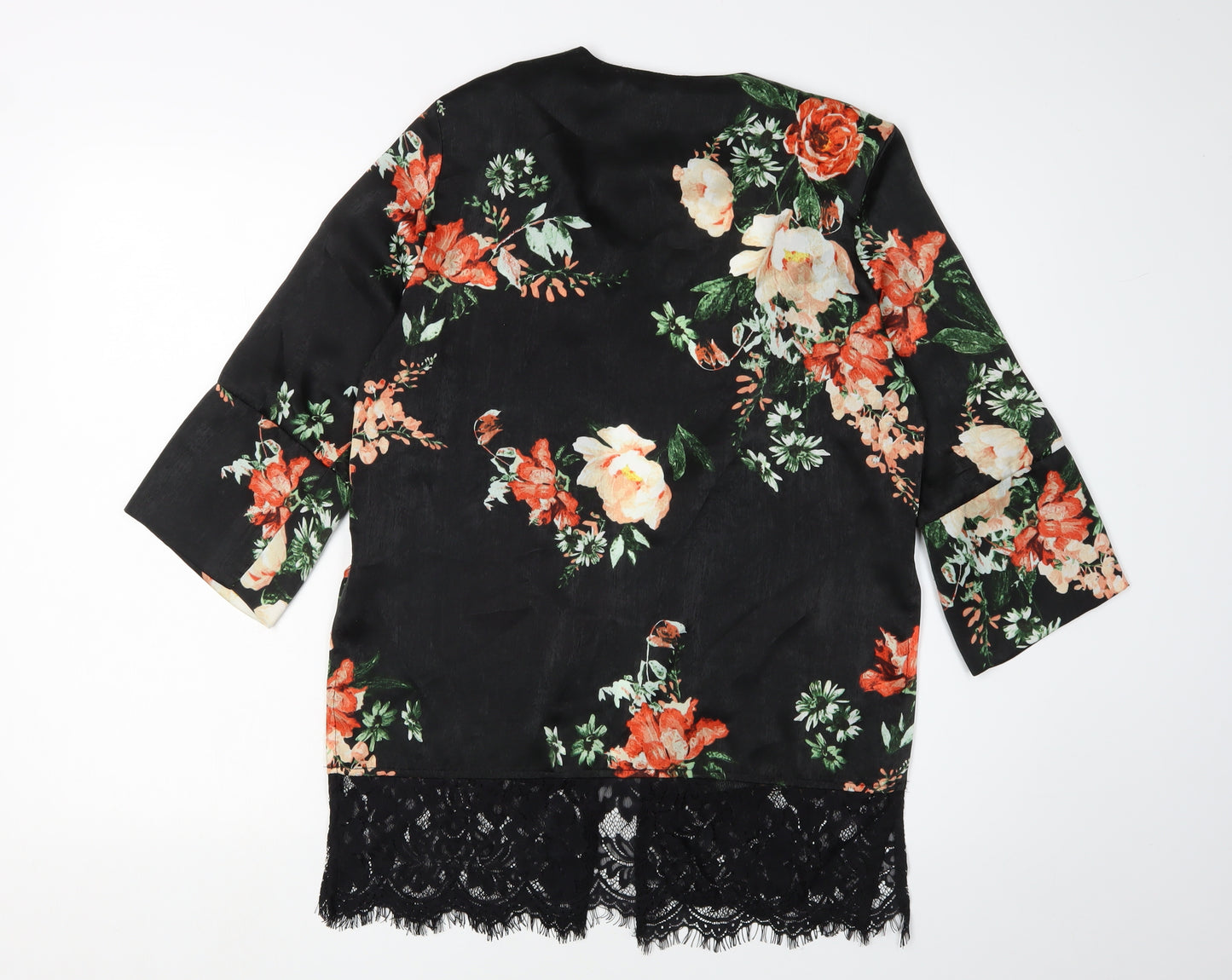 Miss Selfridge Women's Multicoloured Kimono Jacket, Size 10