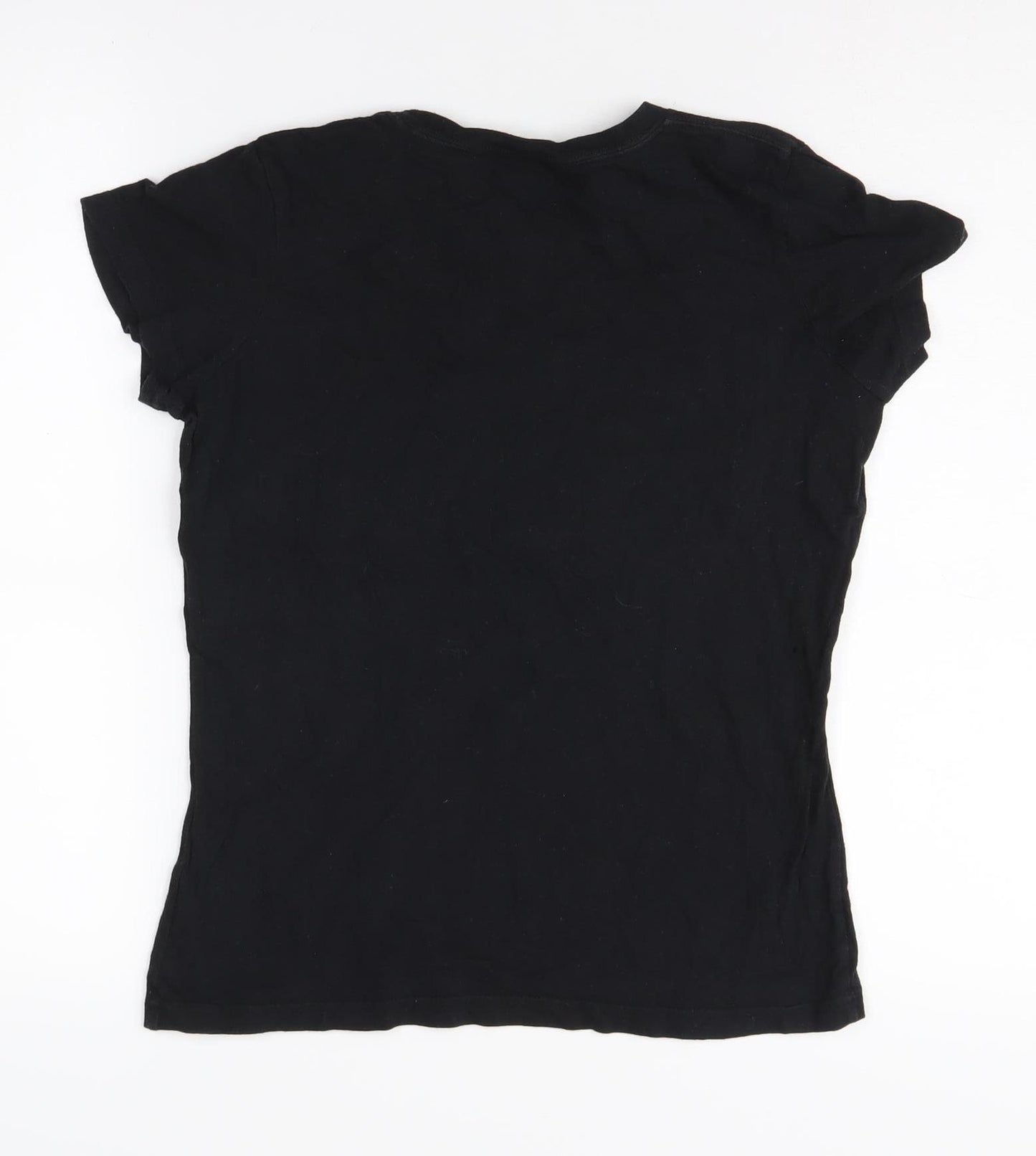 Julius & Friends Unisex Black Medium Cartoon T-Shirt