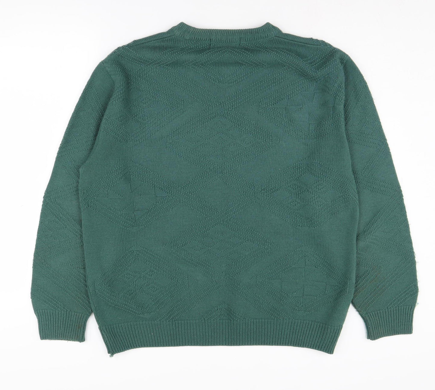Marks and Spencer Men's Green Medium Pullover Jumper