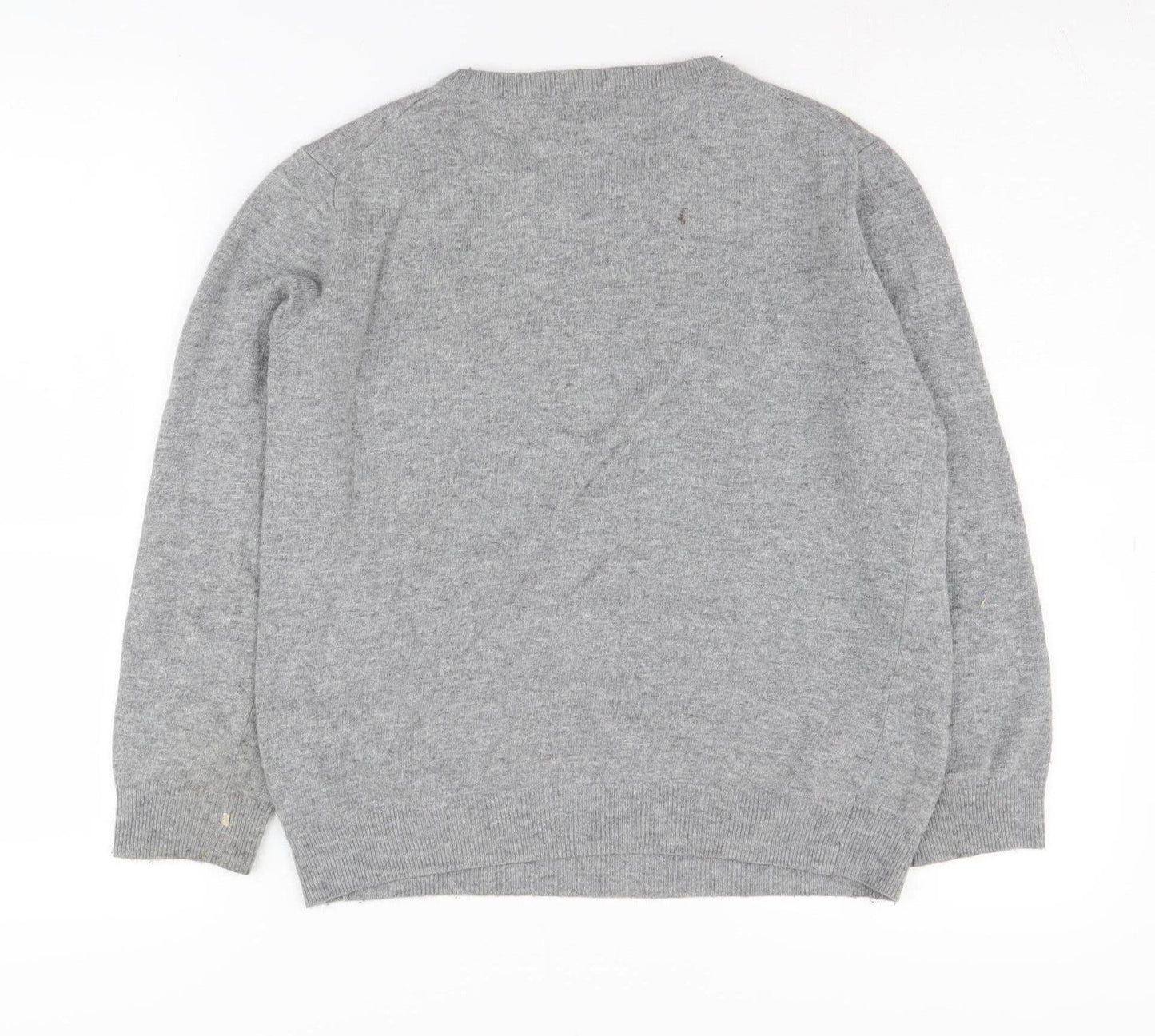 Cyrillus Women's Grey Embroidered Pullover Jumper - M