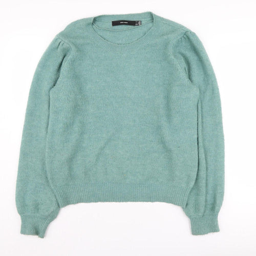 Vero Moda Women's Green Pullover Jumper L