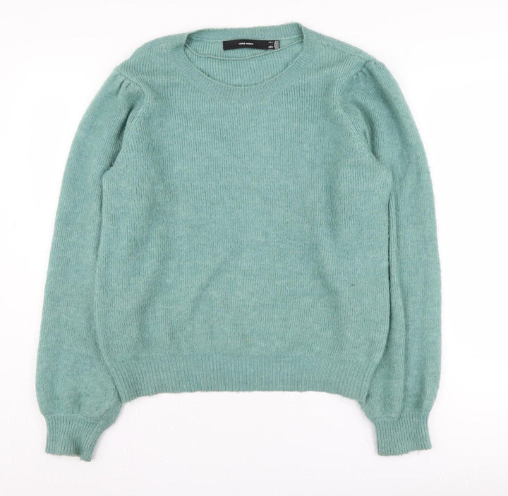 Vero Moda Women's Green Pullover Jumper L