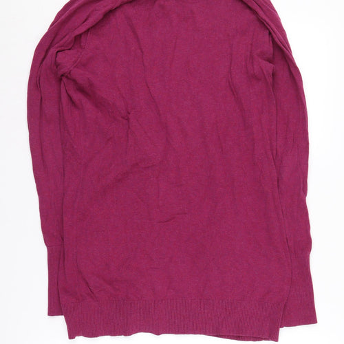 Fat Face Women's Purple Cardigan Size 18 Cotton