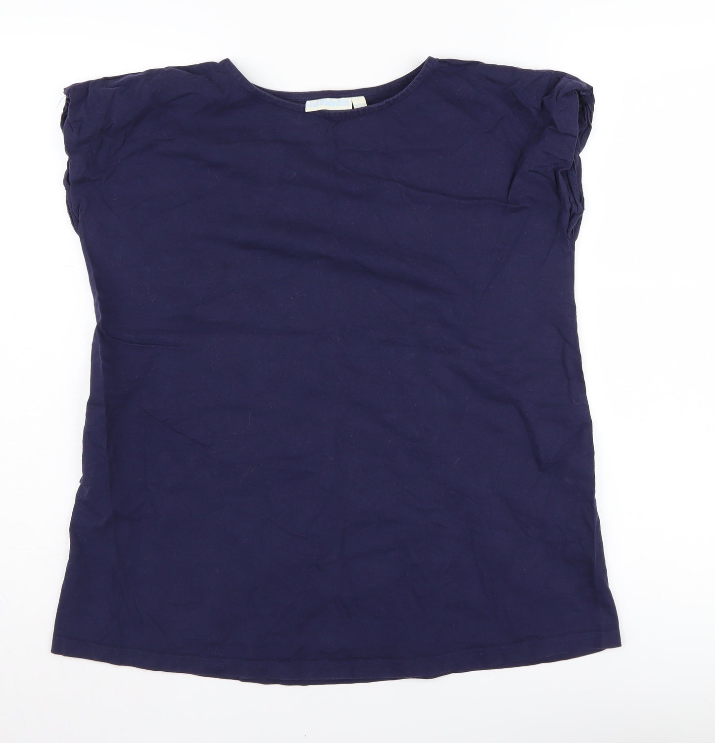 JoJo Maman Bébé Women's Blue S Basic T-Shirt