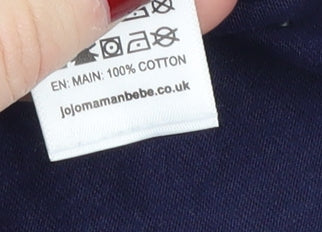 JoJo Maman Bébé Women's Blue S Basic T-Shirt