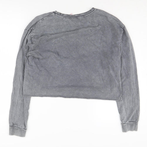 Barbie Women’s Grey Pullover Sweatshirt Size XS